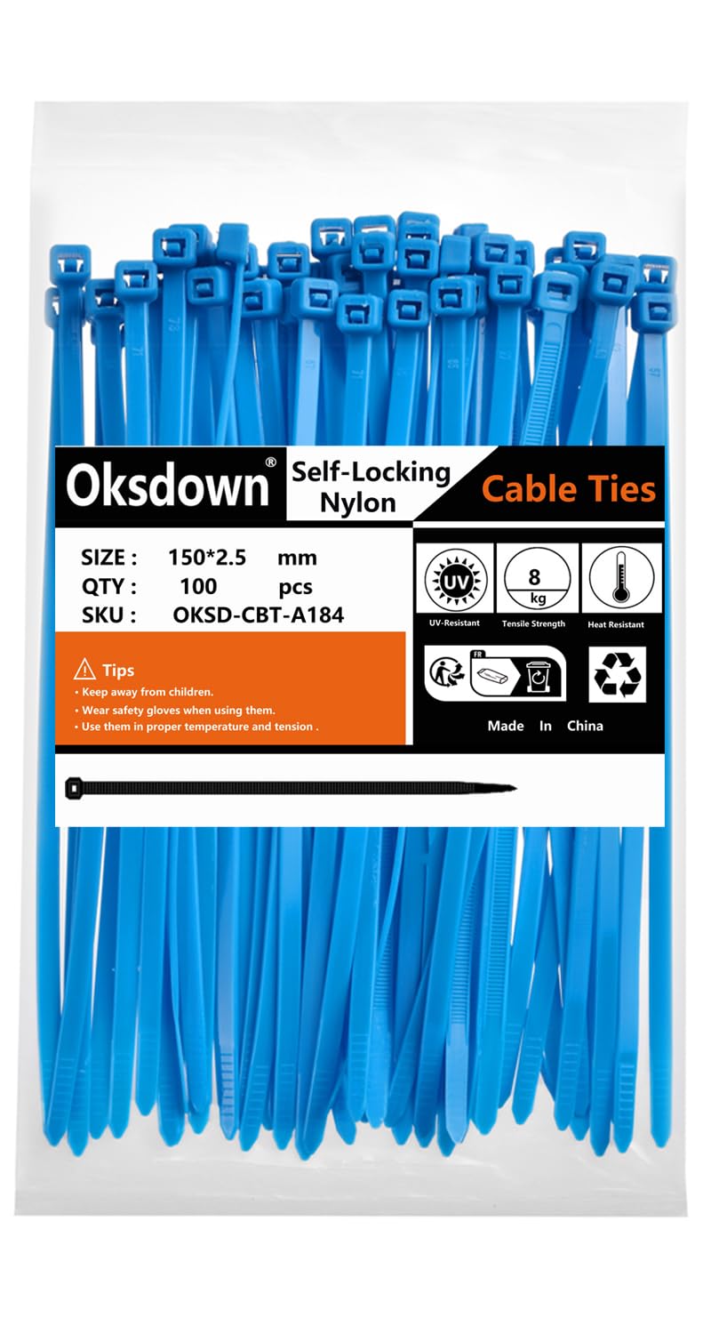 100 Pack Yellow Plastic Cable Ties 300mm×3.6mm Heavy Duty Strong Nylon Premium Self Locking 12 inch/30 cm Long Zip Tie Wraps