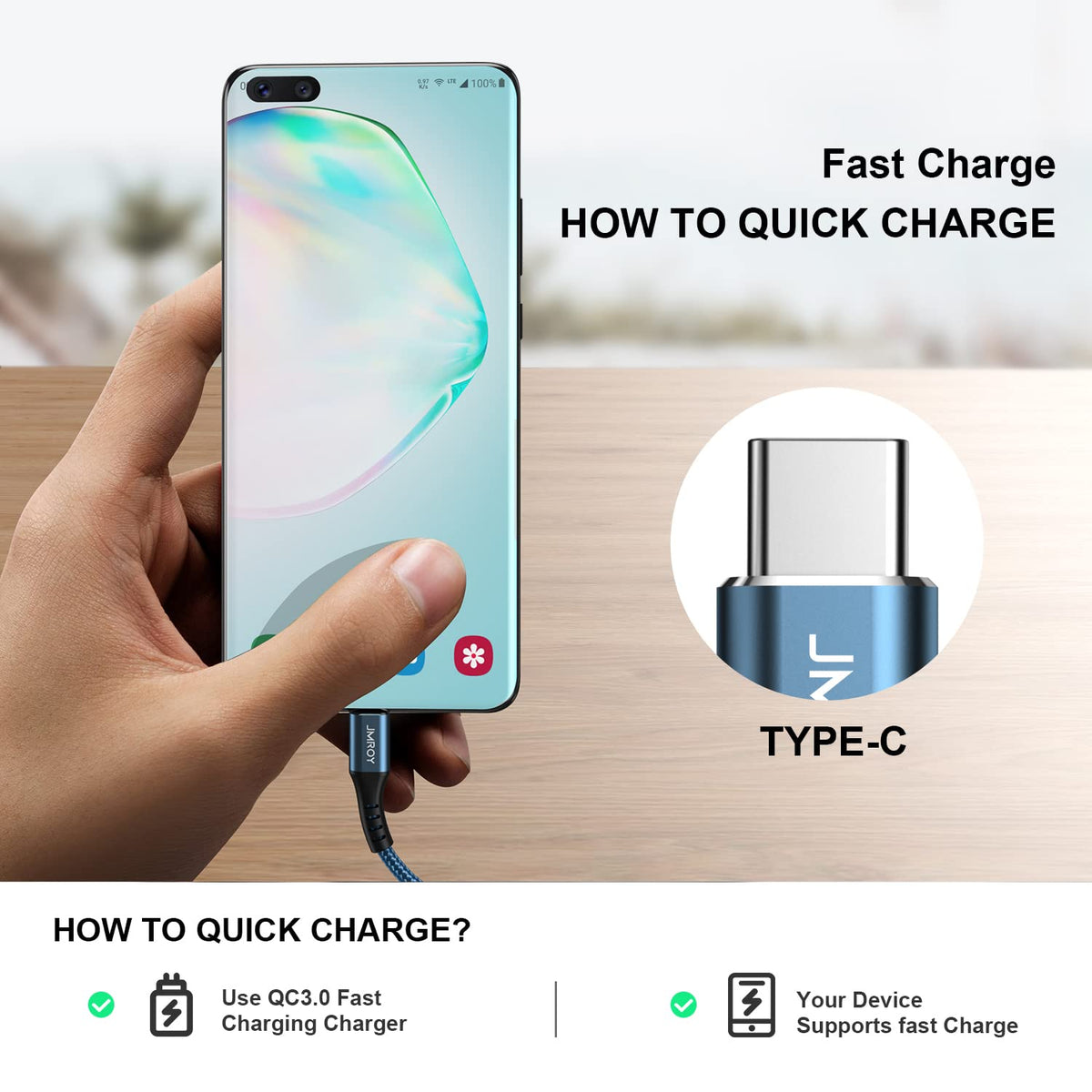 Extra long USB to USB C Cable 3m, PS5 Controller Charging Cable Type C Charger cable for Samsung Galaxy S22 S21 S20 Plus Note 10 9 8, Google Pixel,LG, Playstation 5, Xbox Series X/S