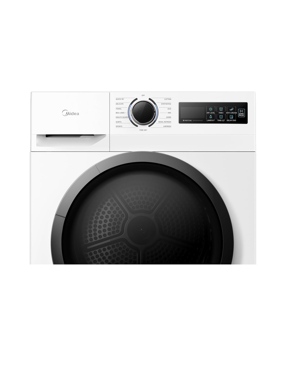Midea 10kg Washing Machine A-10% Energy Class 1400rpm BLDC Motor Slim White