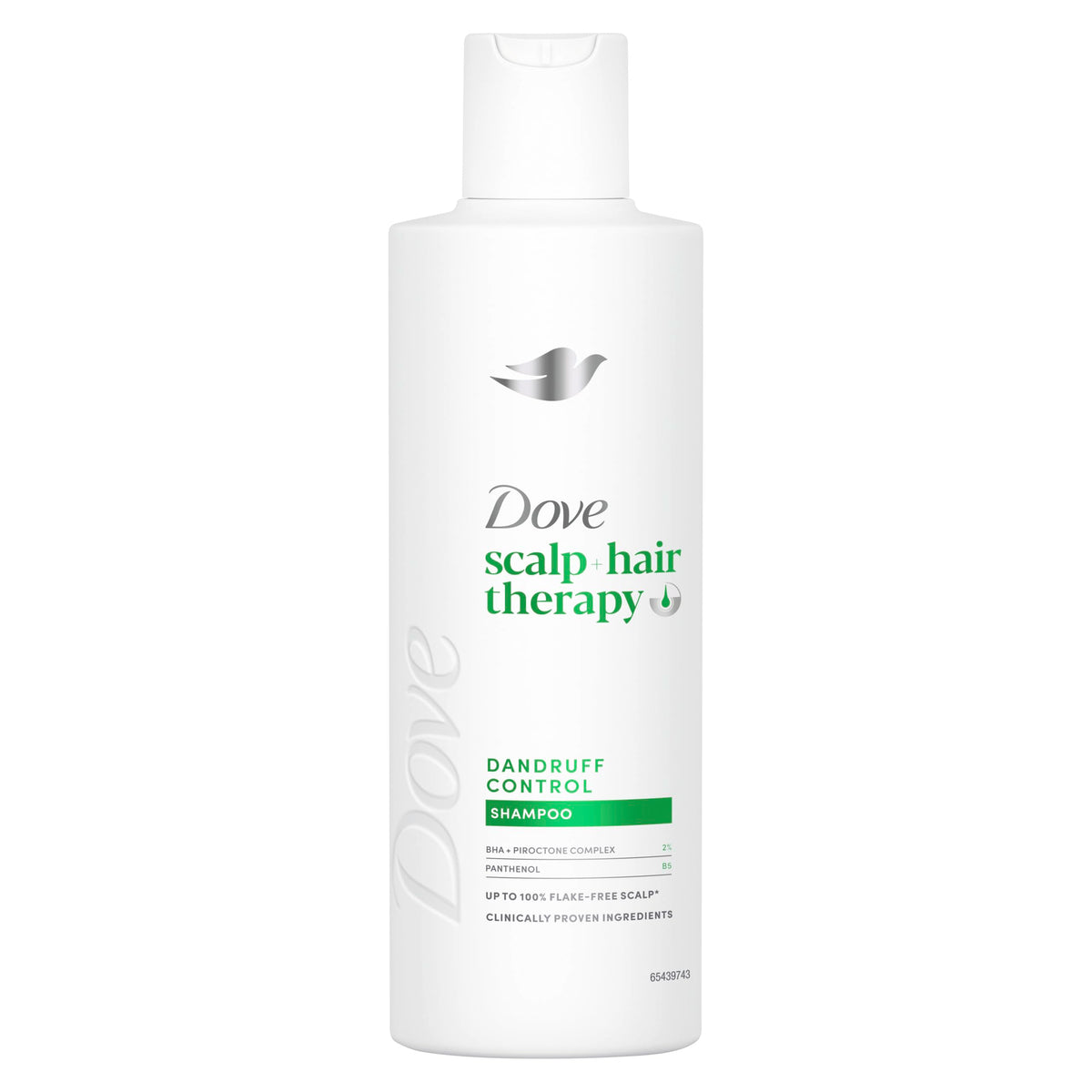 Dove Scalp + Hair Therapy Dandruff Control Shampoo hair care with Salicylic Acid, Piroctone and Panthenol for up to 100% flake-free scalp* 400 ml