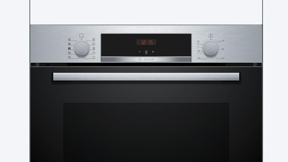 Bosch Series 4 HQA534BS3B Built-in Single Oven, A+ Rated, Brushed Steel