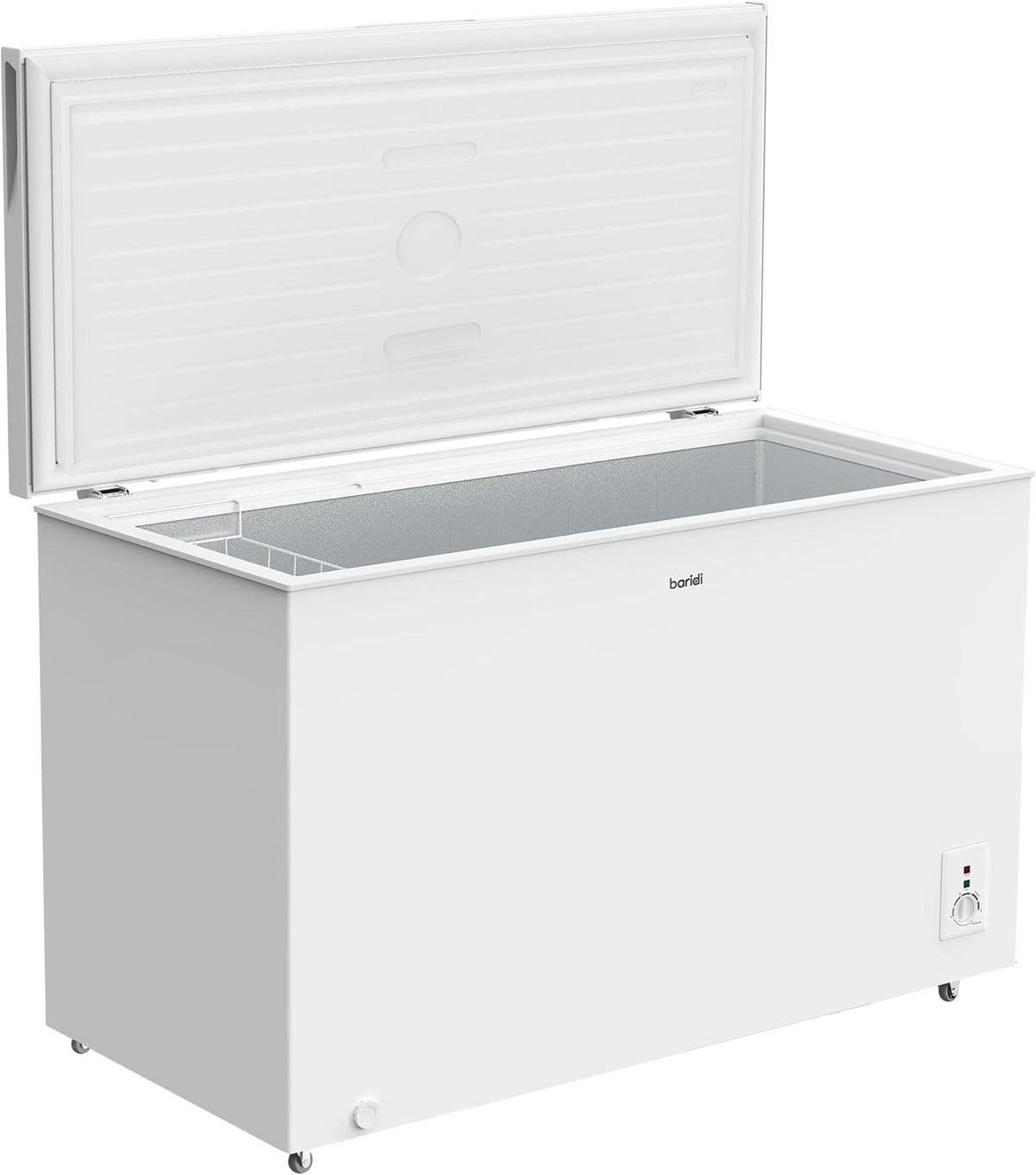 Baridi 299L Freestanding Chest Freezer with Adjustable Thermostat, Black - DH261