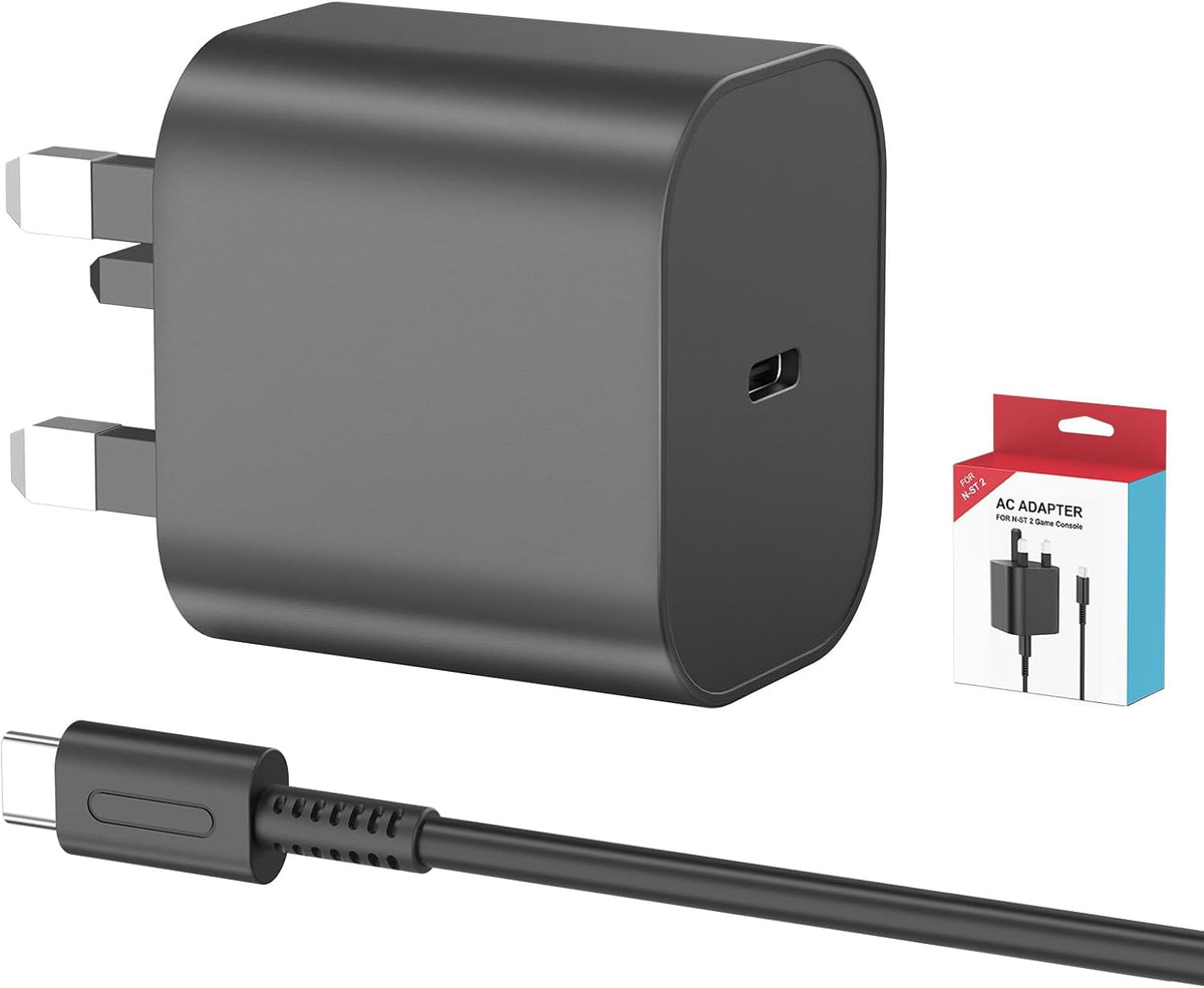 Charger for Nintendo Switch 2, 60W Fast Charging with 10FT/3M USB C Cable