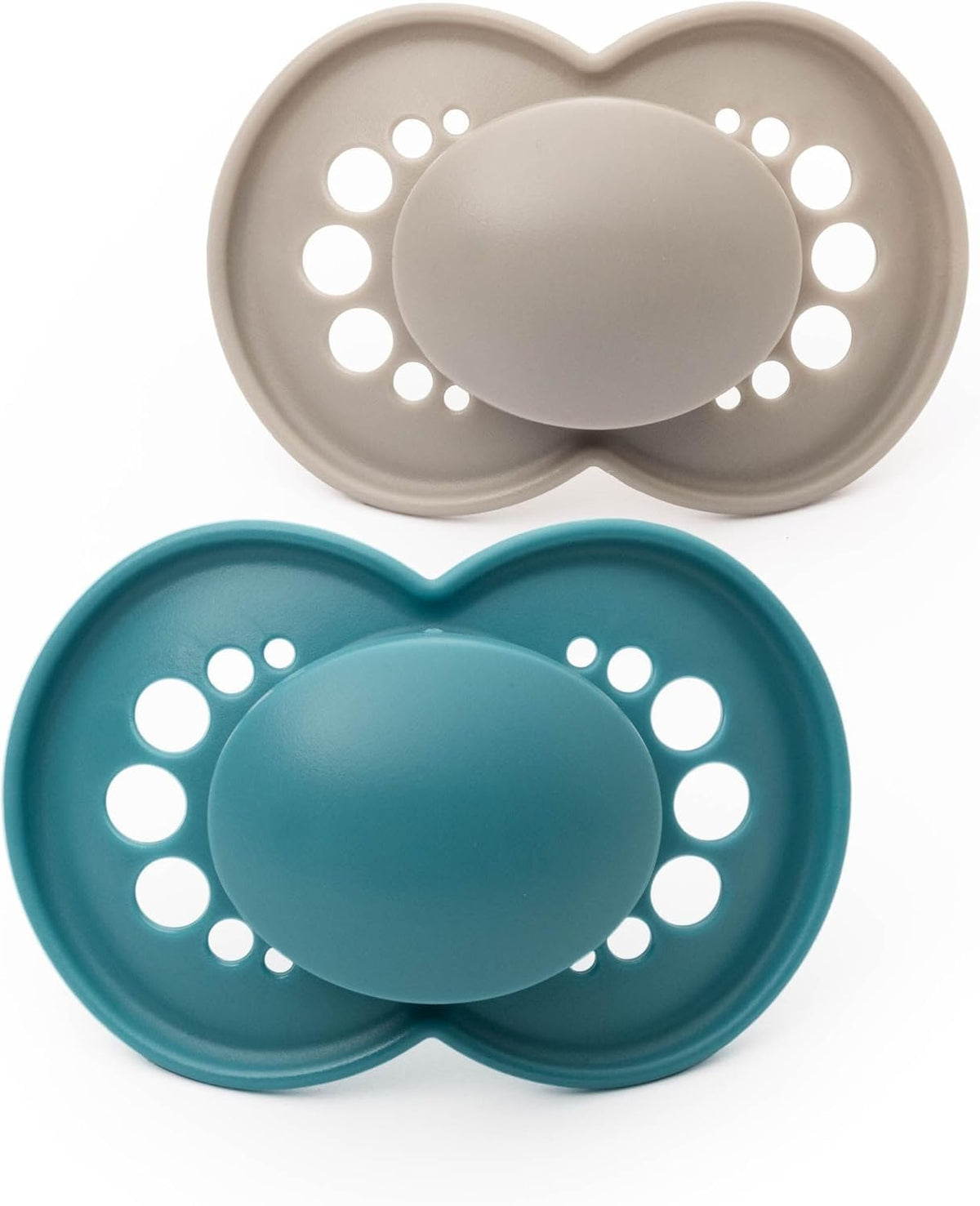 MAM Original Dummies, 18-36M, 2 Pack, Orthodontic Design, Blue/Green