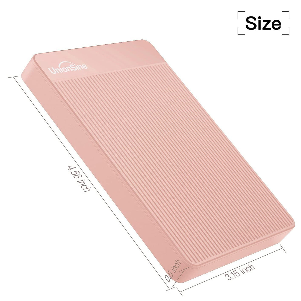 UnionSine External Hard Drive 1TB Ultra Slim Portable Hard Drive USB 3.0 HDD Storage Compatible for PC,Mac, Laptop, Xbox, Xbox one, PS4(Blue) HD2510