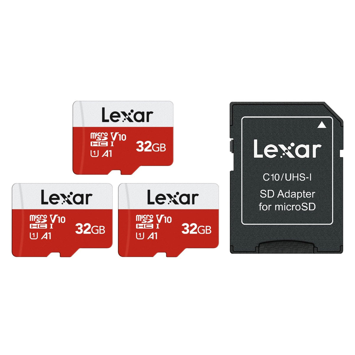 Lexar Micro SD Card 64GB E Series, Up to 100MB/s, microSDHC