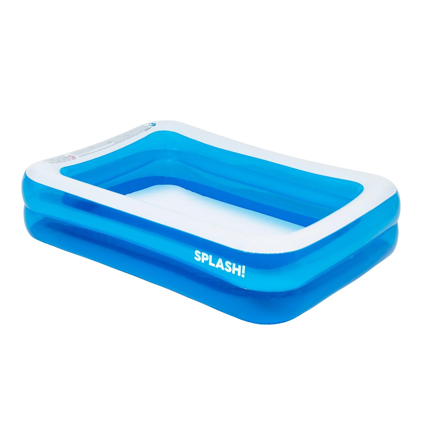 SPLASH! 8.5ft Rectangular Inflatable Swimming Pool — 780 Litre Capacity