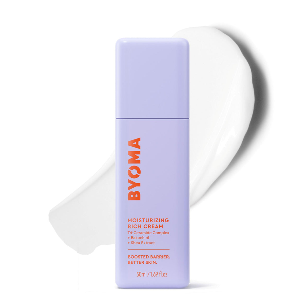 BYOMA Moisturising Gel Cream, Lightweight Oil Free Daily Moisturiser (50ml)