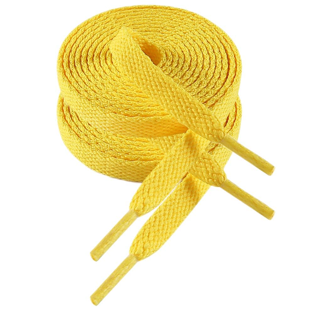 VSUDO 8mm Flat Shoe Laces for Trainers, Trainer Laces, Shoelace for Sneaker