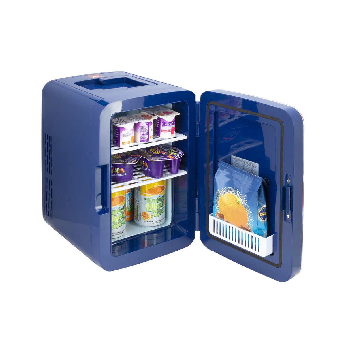SENSIOHOME 10L Mini Fridge Cooler & Warmer - Sleek Small Fridge for Drinks, Skincare, Makeup, Medicine & Snack Chiller - AC DC 12V Car Refrigerator for Travel, Gamer, Office, Dorm & Camping
