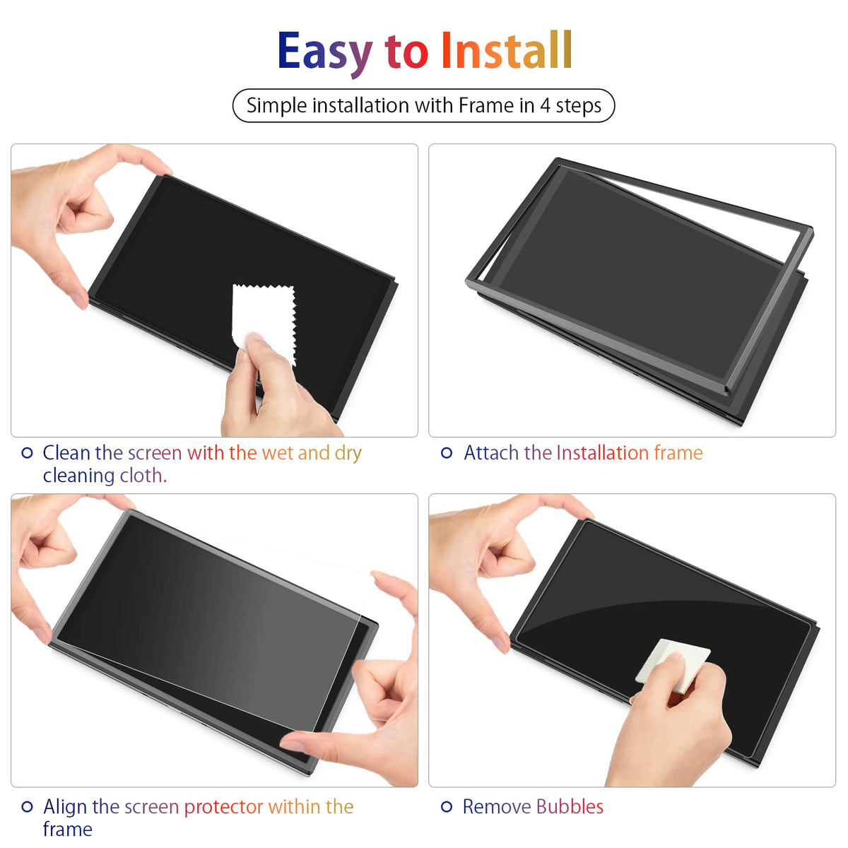 daydayup [3 Pack] Screen Protector Tempered Glass for Nintendo Switch - Hestia Goods Transparent HD Clear Anti-Scratch Screen Protector for Nintendo Switch