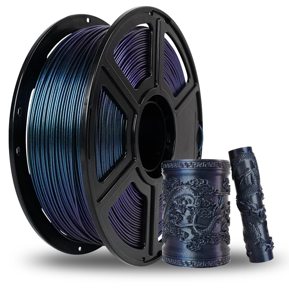 FLASHFORGE 3D Printer Filament, PLA PRO Filament 1.75mm, 1KG Spool (2.2lbs), Dimensional Accuracy +/- 0.02mm for FDM 3D Printers, Better Tenacity & No Knotting (White)