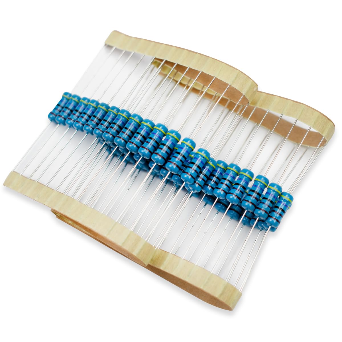 50 Pcs 1W 1% Tolerance 0.1 Ohm Metal Film Resistor Resistance for DIY Project and Experiments