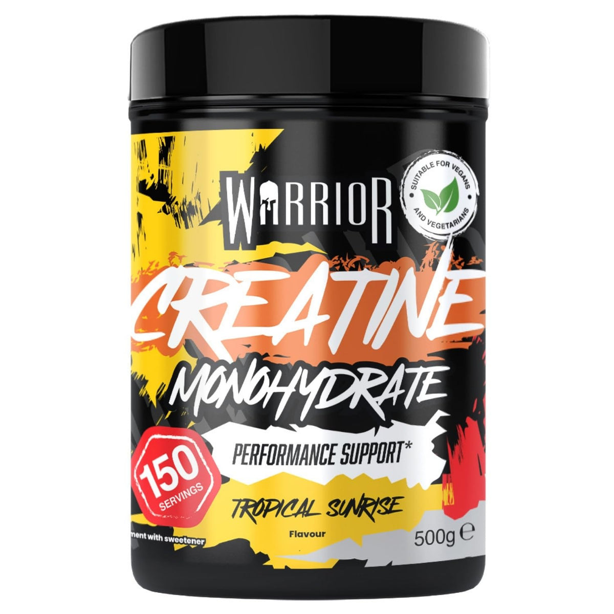 Warrior Creatine Monohydrate Powder 500g Pure Micronised (166 Servings)