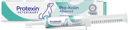 Pro-Kolin Advanced Gut Health Paste for Dogs to Firm Up Poop, Prebiotic and Probiotic Formula, Meat-Free Liver Flavour, 15ml