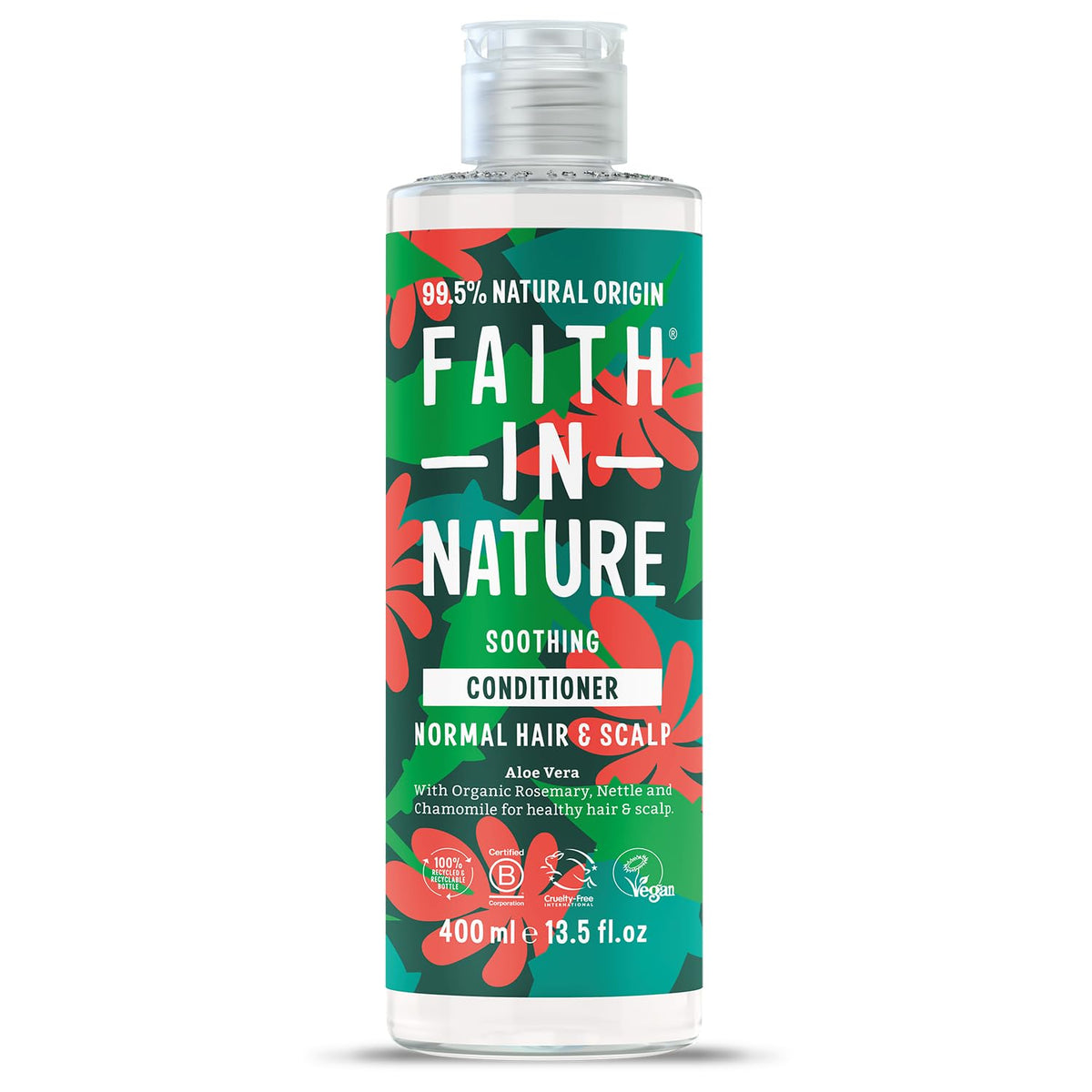 Faith In Nature Organic Coconut Conditioner, Hydrating for Dry Hair & Scalp, Vegan & Cruelty Free, No SLS, Silicones or Parabens, 400ml