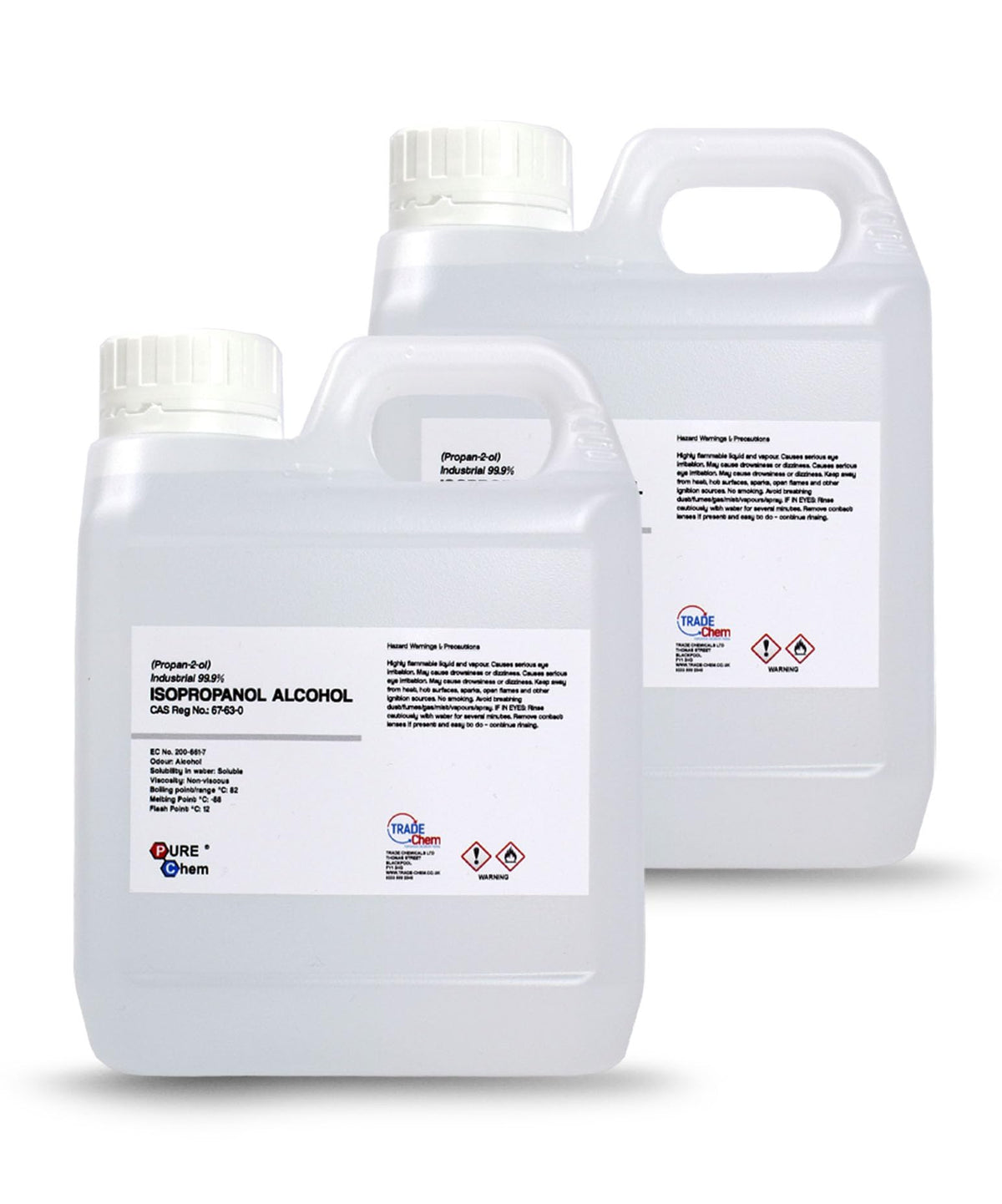 Pure Chem Isopropyl Alcohol Isopropanol IPA Rubbing Alcohol Cleaning 99.9%