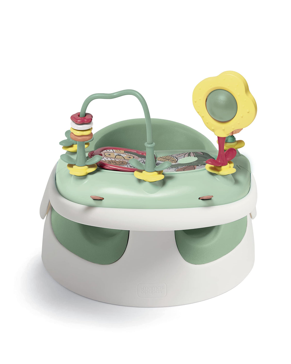 Mamas & Papas Baby Snug Floor Seat and Activity Tray - Blossom (Pink)