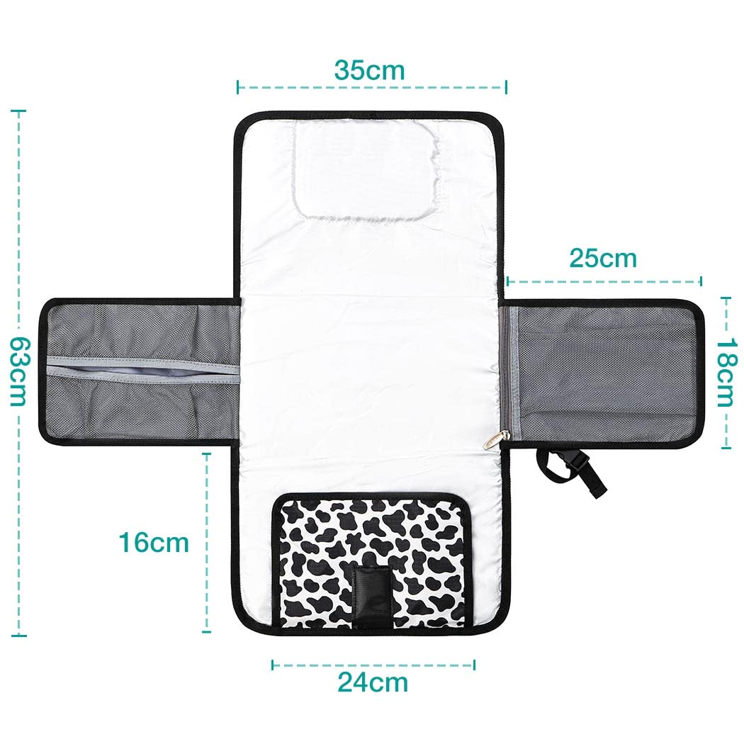 Lekebaby Portable Nappy Changing Mat Travel Baby Change Mat