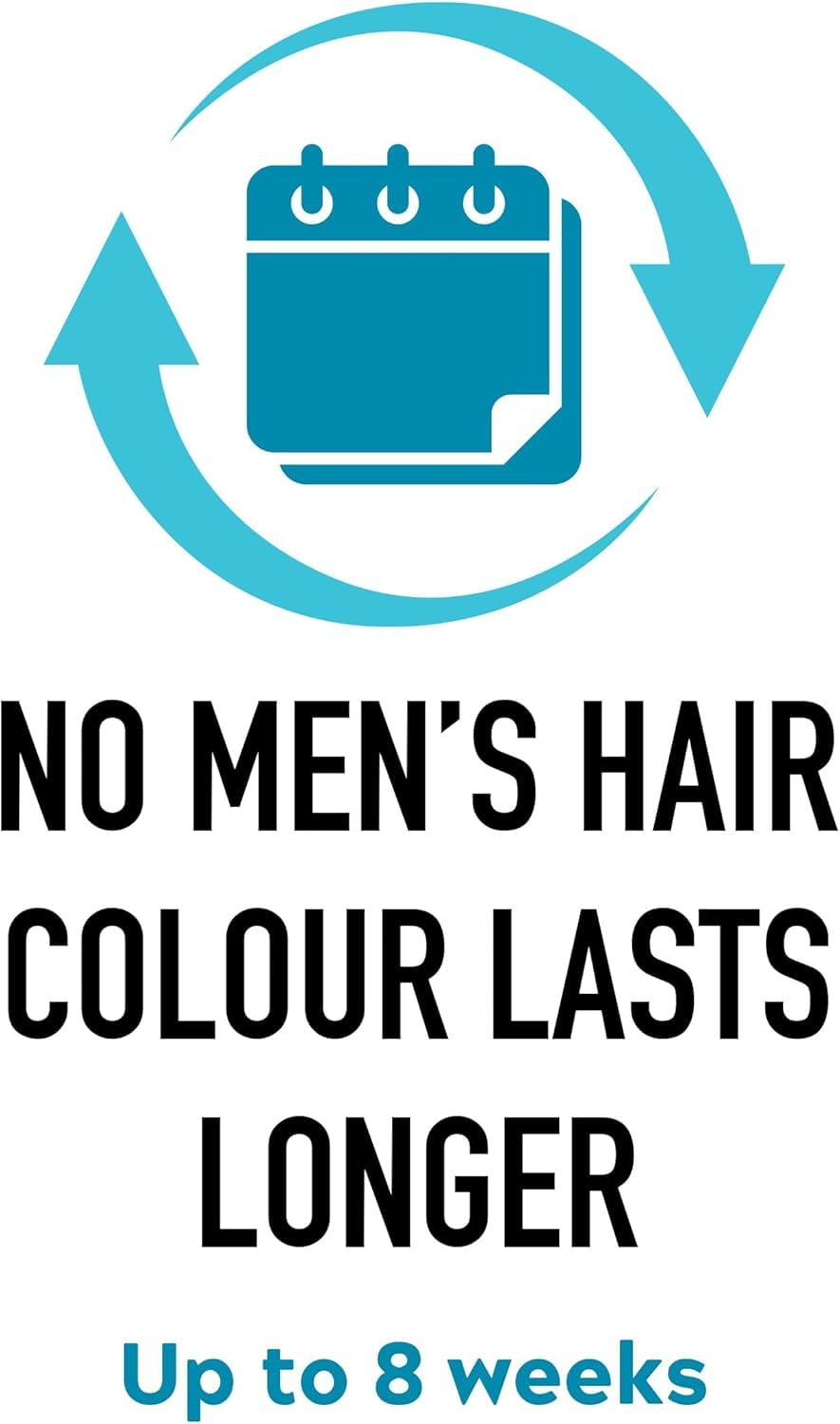 Just for men Moustache & Beard Dark Brown Dye, Eliminates Grey for a Thicker & Fuller Look M45