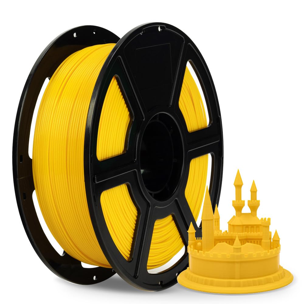 FLASHFORGE 3D Printer Filament, PLA PRO Filament 1.75mm, 1KG Spool (2.2lbs), Dimensional Accuracy +/- 0.02mm for FDM 3D Printers, Better Tenacity & No Knotting (White)