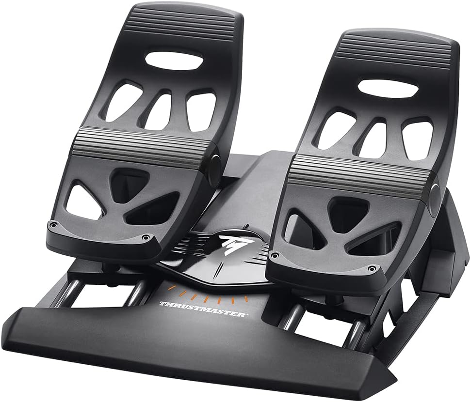Thrustmaster TFRP T. Flight Rudder Pedals - Precise Rudder Control with S.M.A.R.T Technology for PC, PlayStation and Xbox