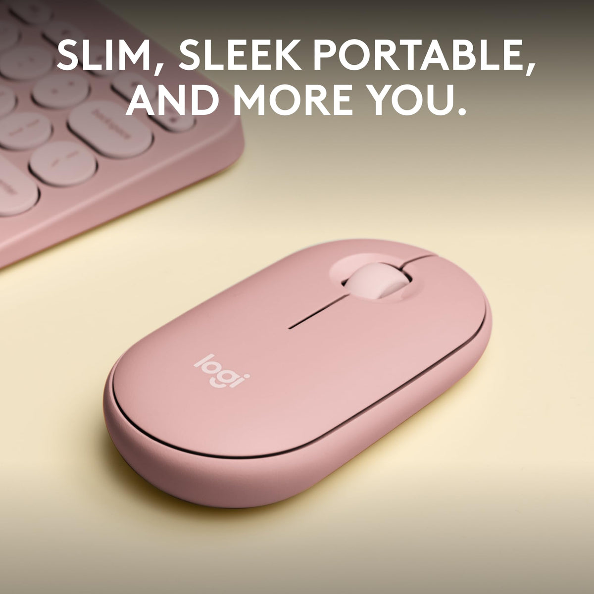 Logitech Pebble Mouse 2 M350s Slim Bluetooth Wireless Mouse
