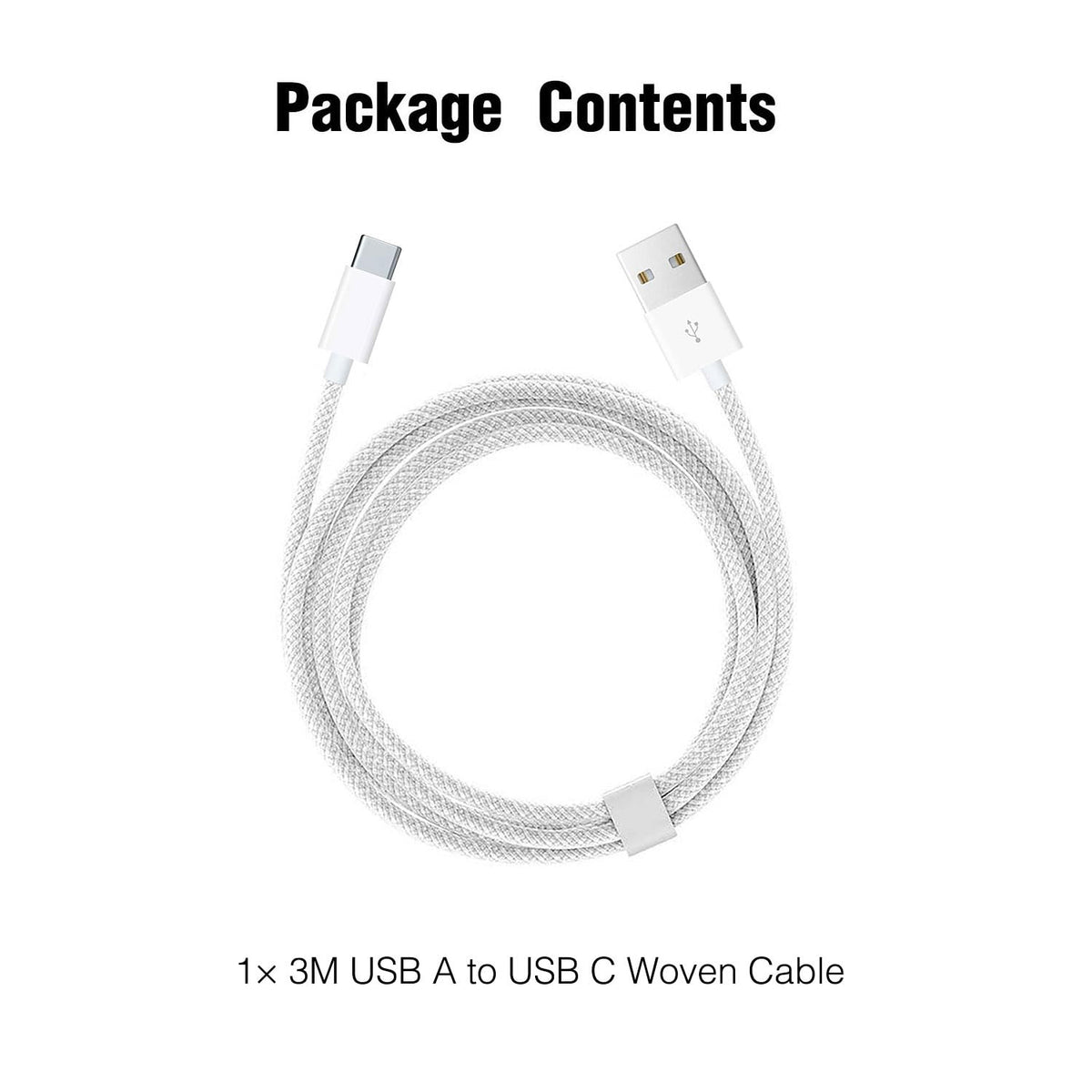 IPhone 18/17/16/15 Car Carplay Charger Cable, USB A to USB C Woven Cable Compatible for IPhone 17E, 16E,18/17/16/15 pro max, Plus, Air Charging Cord, AirPods 4/5 Pro(2nd/3rd Gen) Charging Power Cable