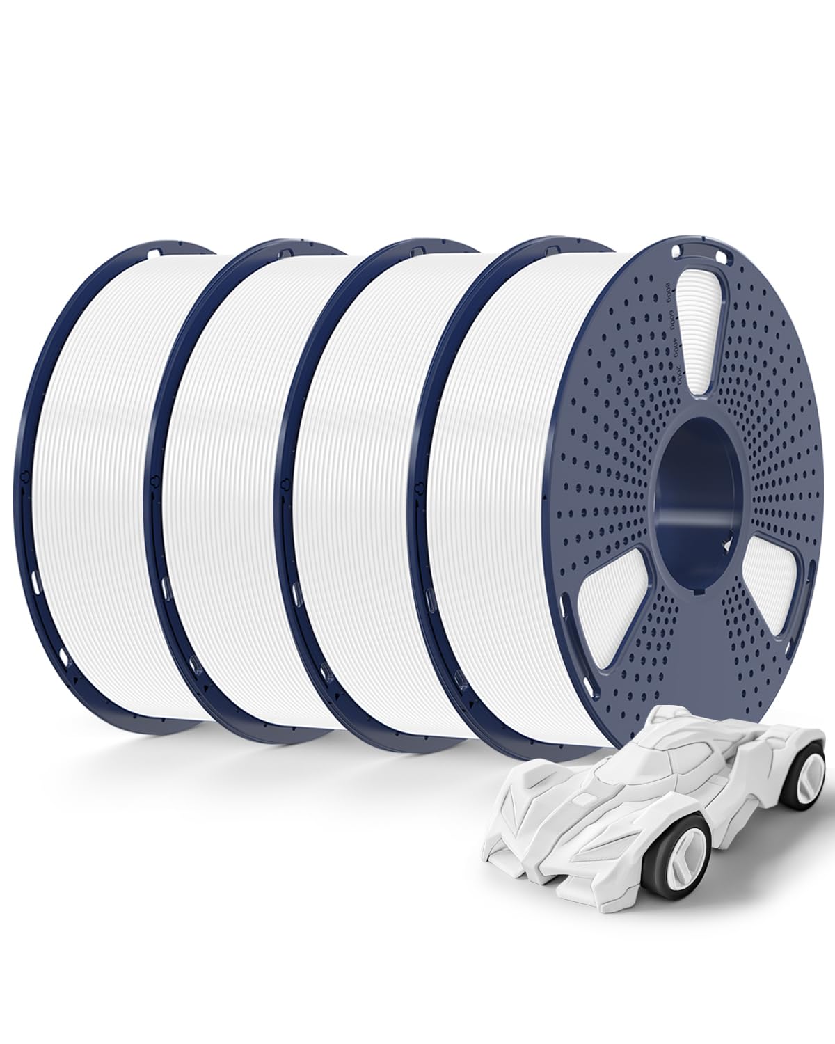 SUNLU Rapid PETG 3D Filament 1.75mm, High Speed 30-600mm/s, 1KG Blue