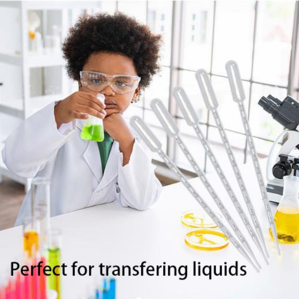 4ML Plastic Dessert Pipette Mini Pipette Cupcake Pipettes 4ml Squeeze Liquid Dropper Injector Transfer Pipette (4ml-40Pcs)