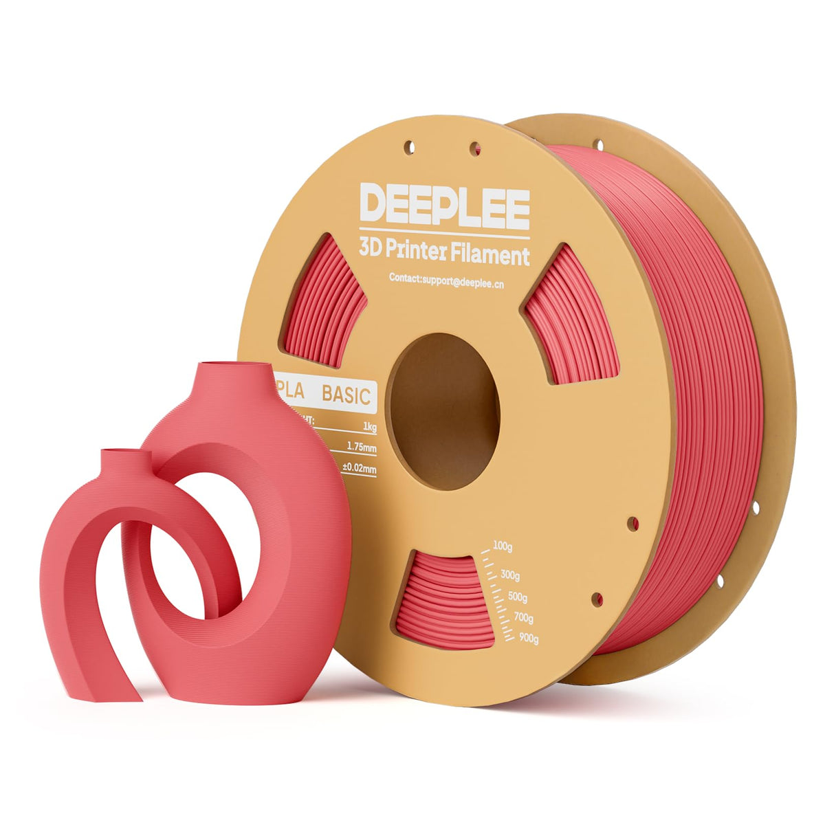 DEEPLEE PLA Filament 1.75mm, Basic 3D Filaments Beige 1kg