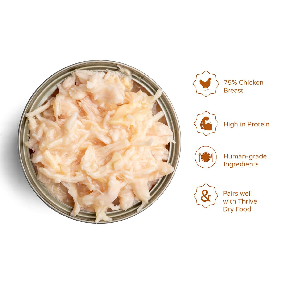 Thrive Complete Chicken Breast Wet Cat Food – Adult & Senior – 6 x 75g Cans