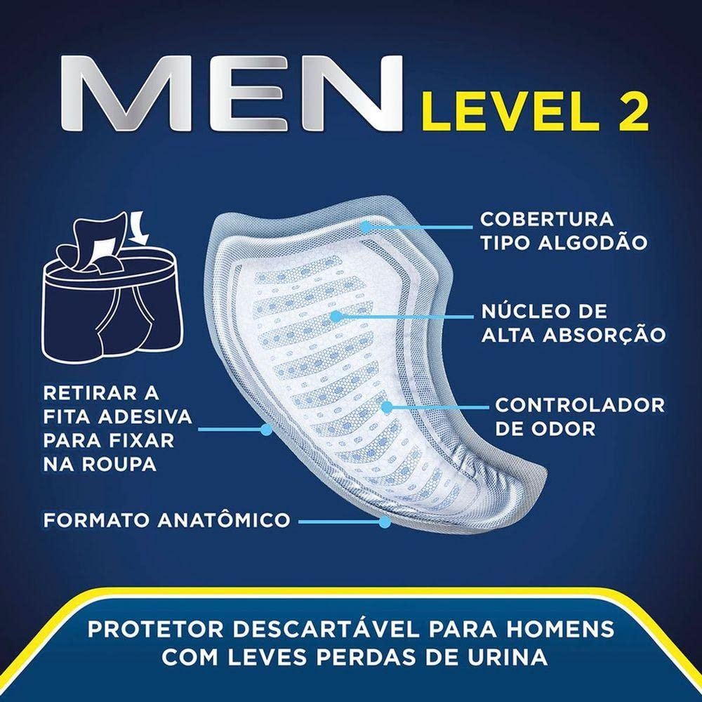 TENA Men Protective Underwear, Large, Level 4 for Heavy Bladder Weakness x 40