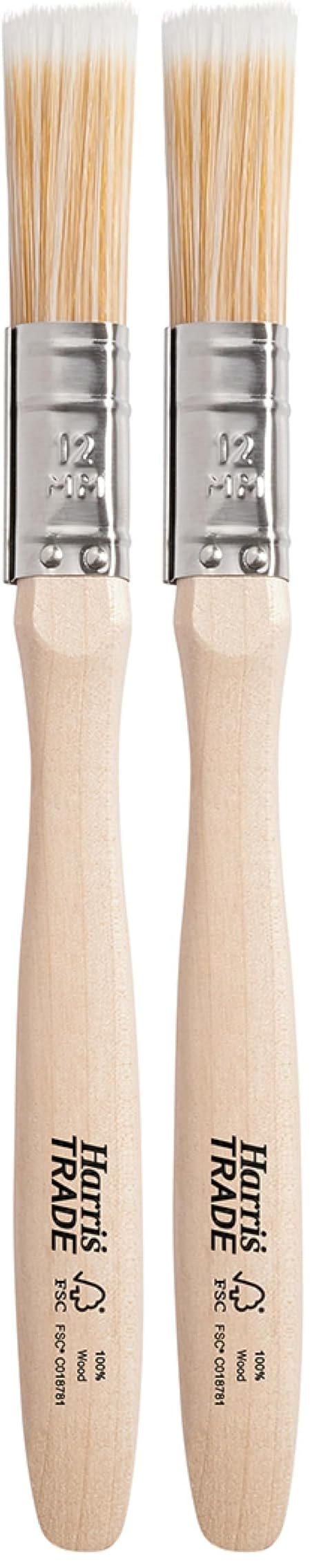 Harris Trade Fine Tip Emulsion & Gloss Paint Brush 0.5"