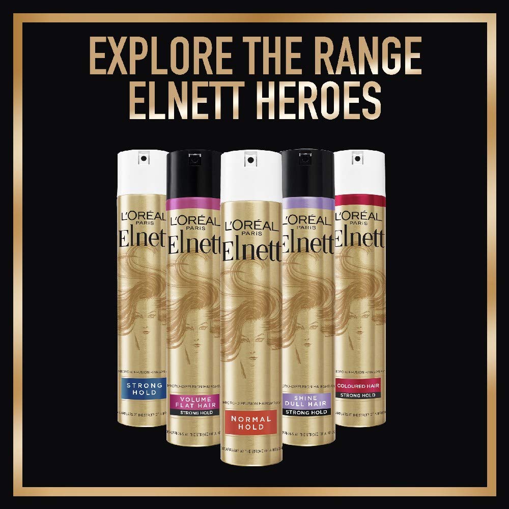 L'Oreal Paris Hair Spray Elnett Extra Strong Hold natural Shine 200 ml