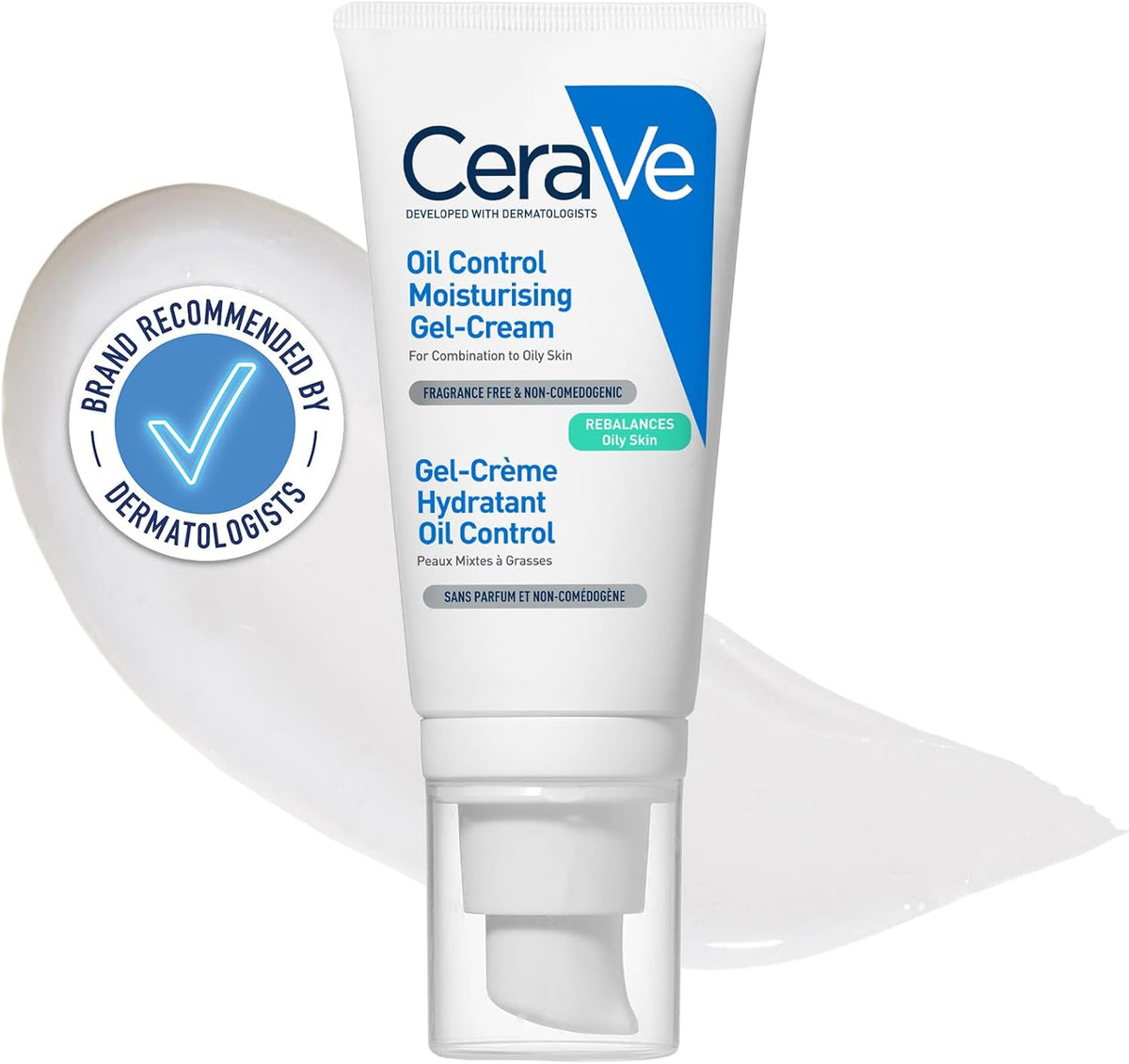 CeraVe Oil Control Moiusturising Gel Cream for Combination & Oily Skin,52ml