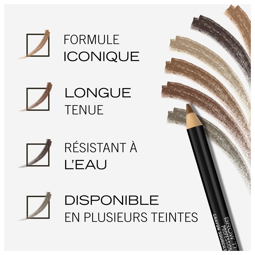 Rimmel Eyebrow Pencil, 1.4 g - Dark Brown