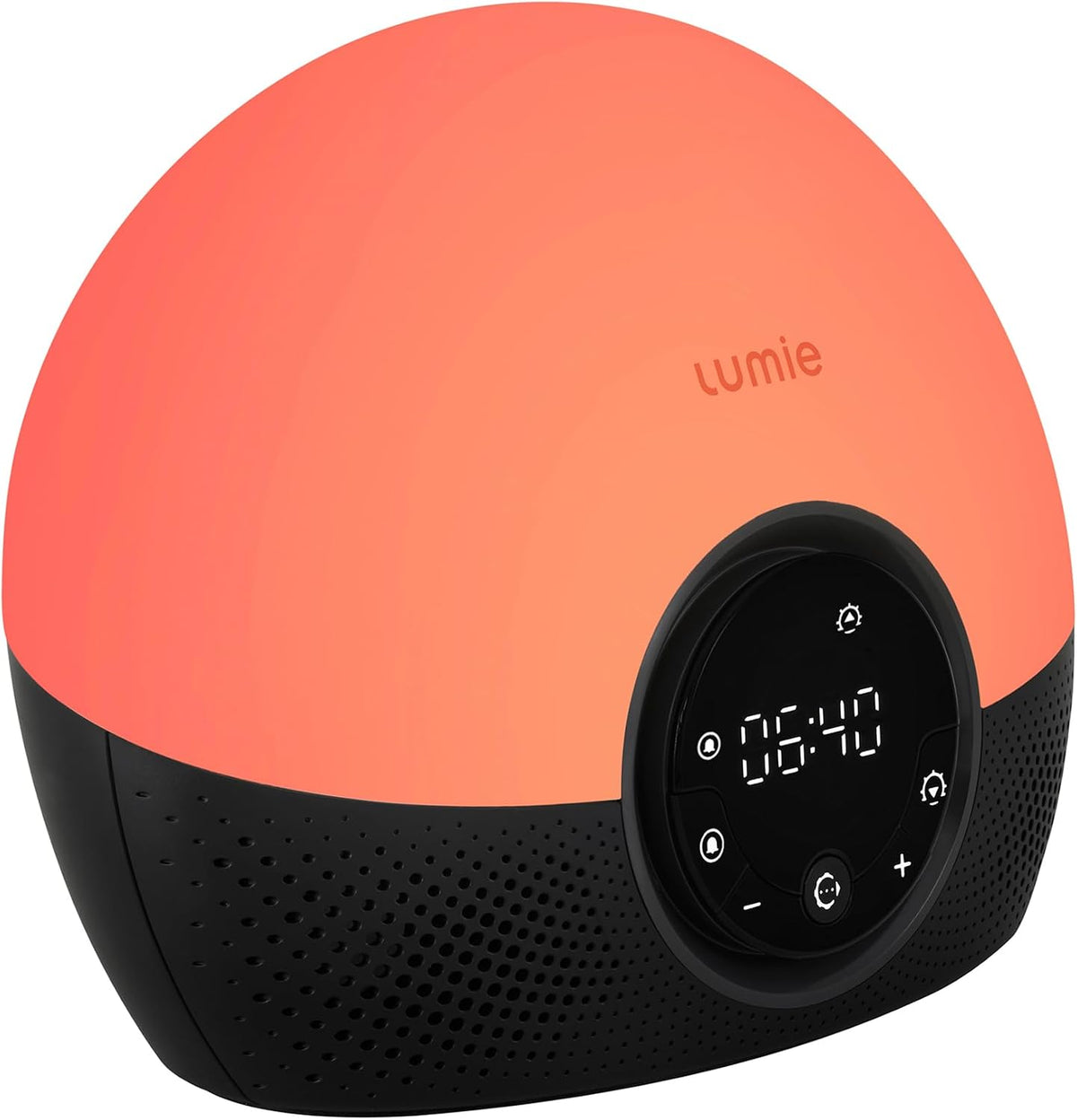 Lumie Bodyclock Glow 150 - Wake-up Light Alarm Clock with 10 Sounds and Sleep Sunset, White