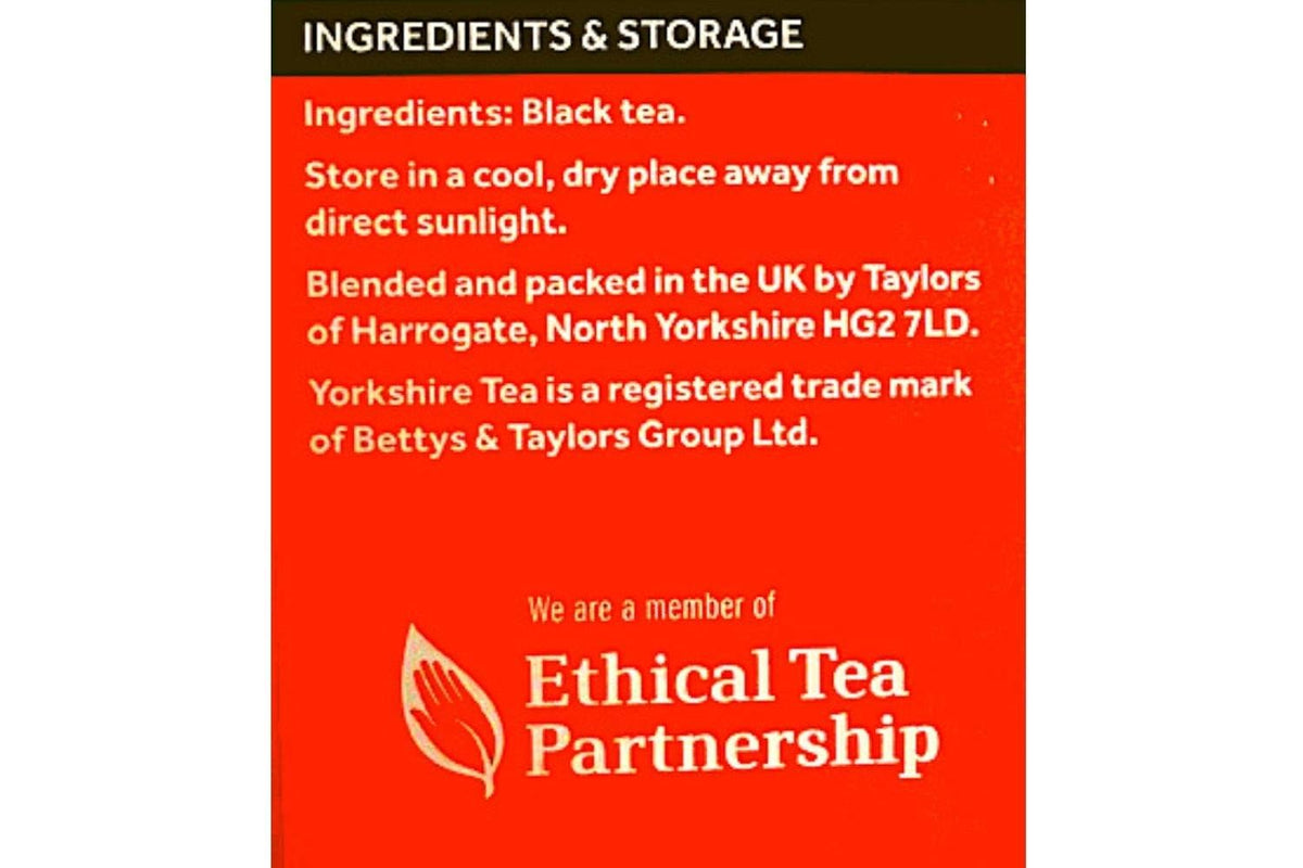 Yorkshire Tea Hard Water Tea Bags, 160 Tea Bags (Pack of 3, Total 480 teabags)