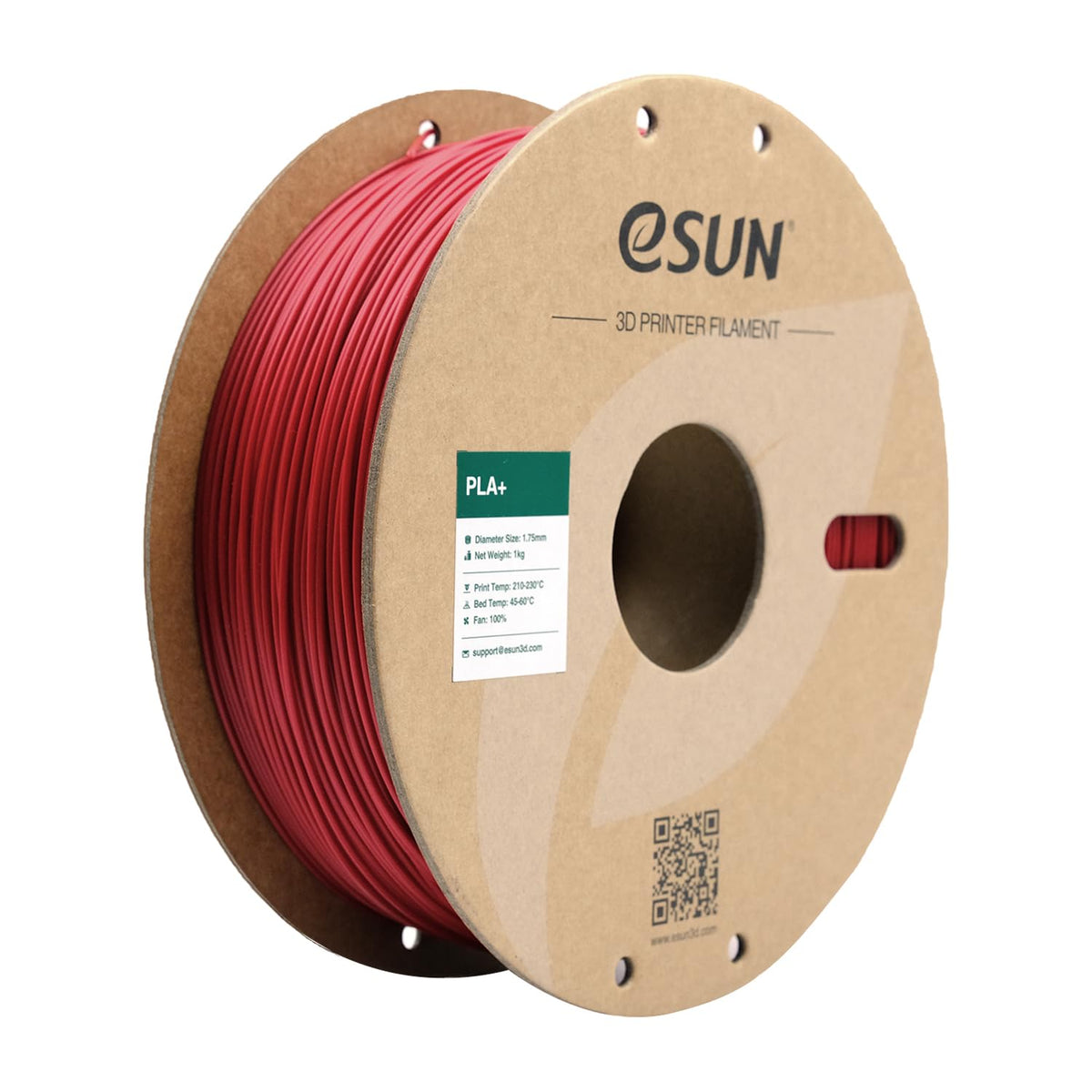 eSUN PLA+ 3D Printing Filament 1KG(2.2lbs), Enhanced Toughness, Cold White