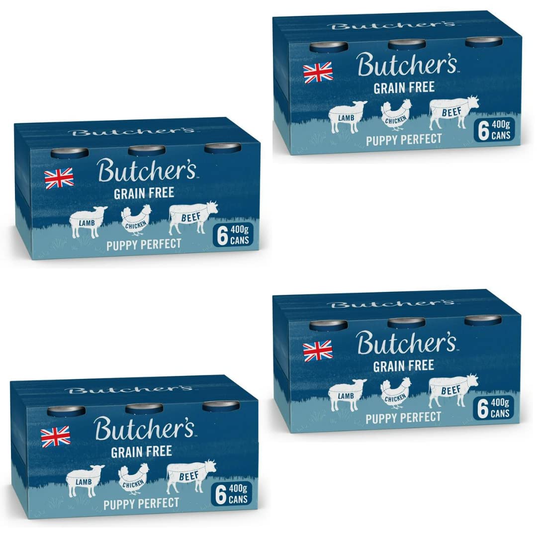 Butcher's Complete Wet Tray Puppy Food Puppy Perfect Pack 24x150g