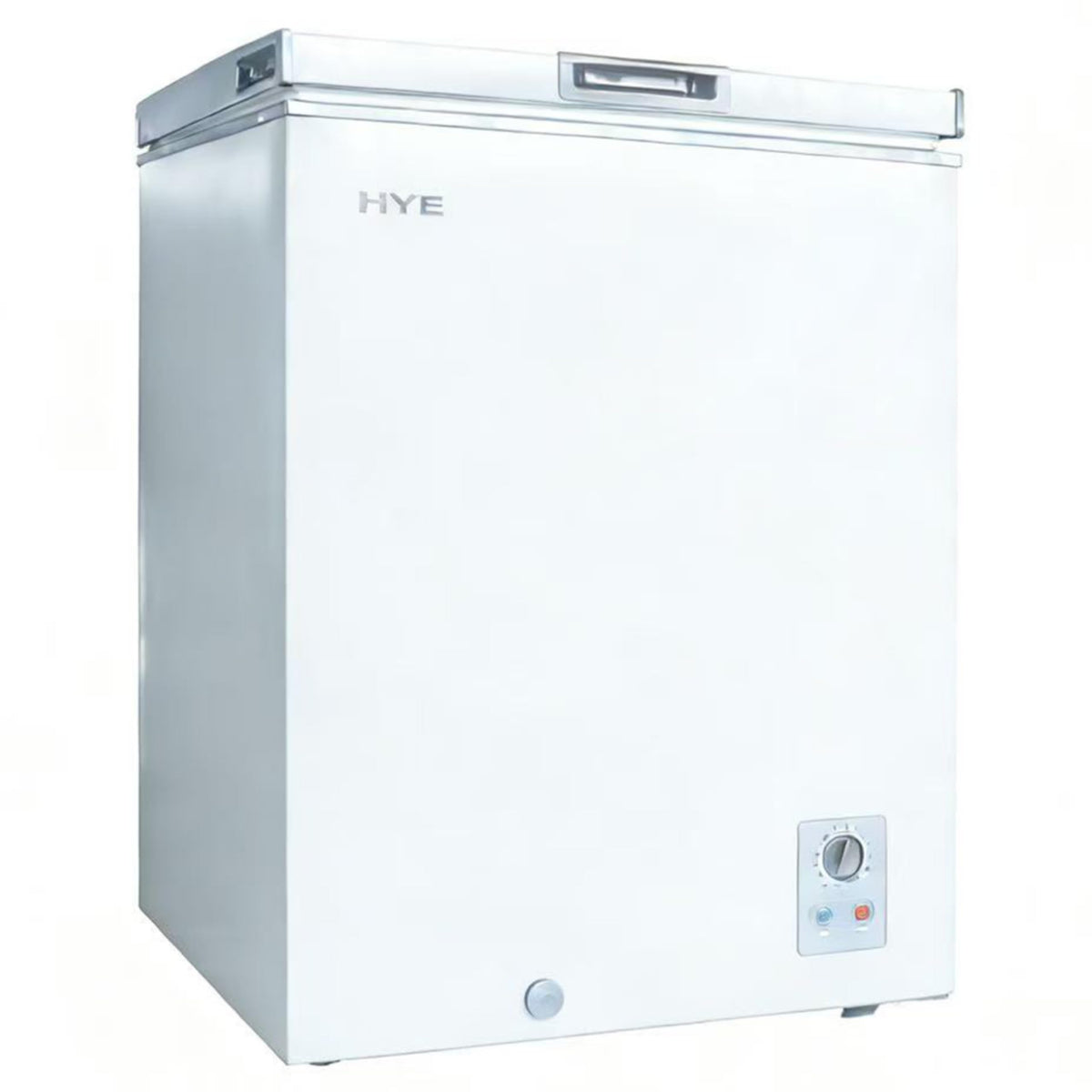 HYE Chest Freezer - 205L Capacity, Freestanding Design, Black