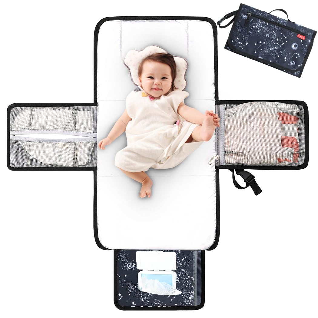 Lekebaby Portable Nappy Changing Mat Travel Baby Change Mat