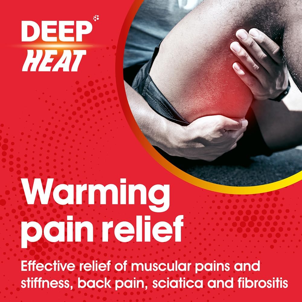 Deep Heat Heat Rub, Relieves Muscular Aches & Pains, 67g (Pack of 1)