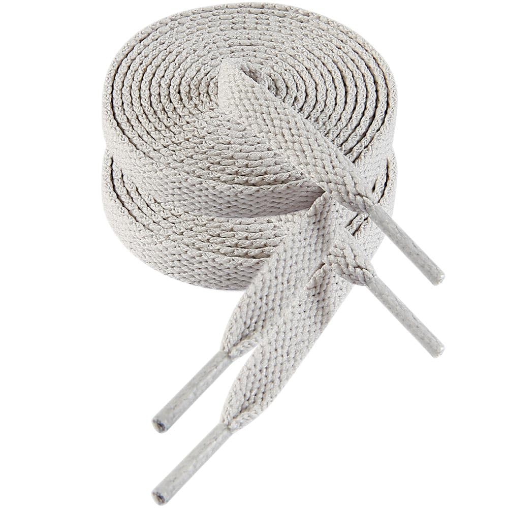 VSUDO 8mm Flat Shoe Laces for Trainers, Trainer Laces, Shoelace for Sneaker