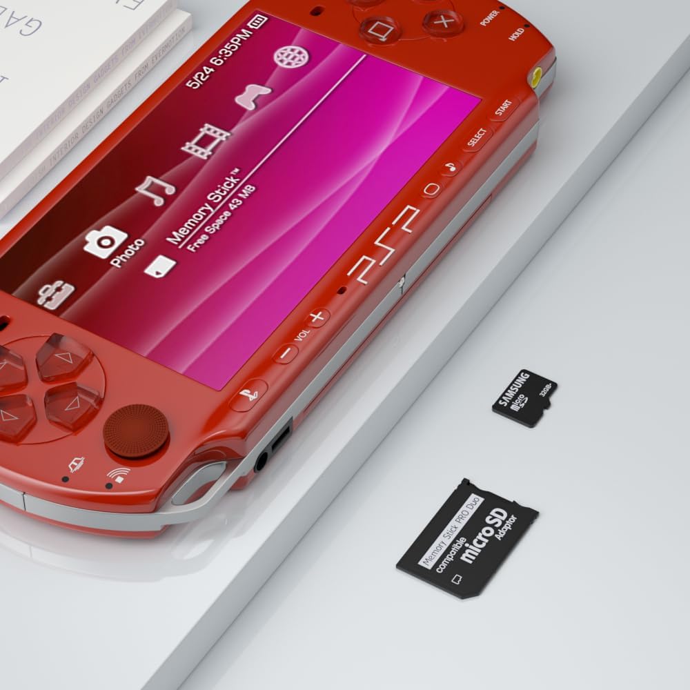 PSP Memory Stick Adapter: Micro SD to PSP Memory Stick PRO Duo MagicGate Card for Playstation Portable, Camera, Handycam