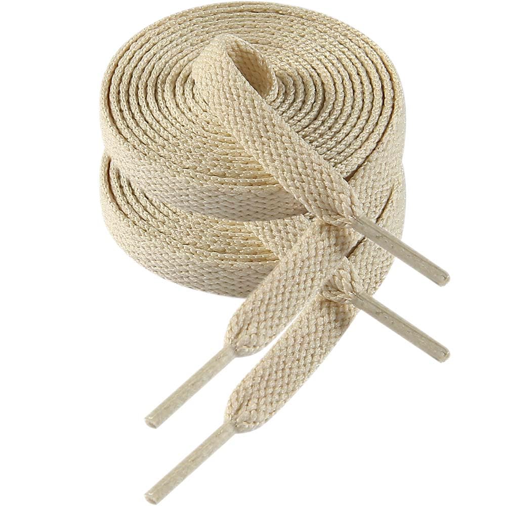 VSUDO 8mm Flat Shoe Laces for Trainers, Trainer Laces, Shoelace for Sneaker