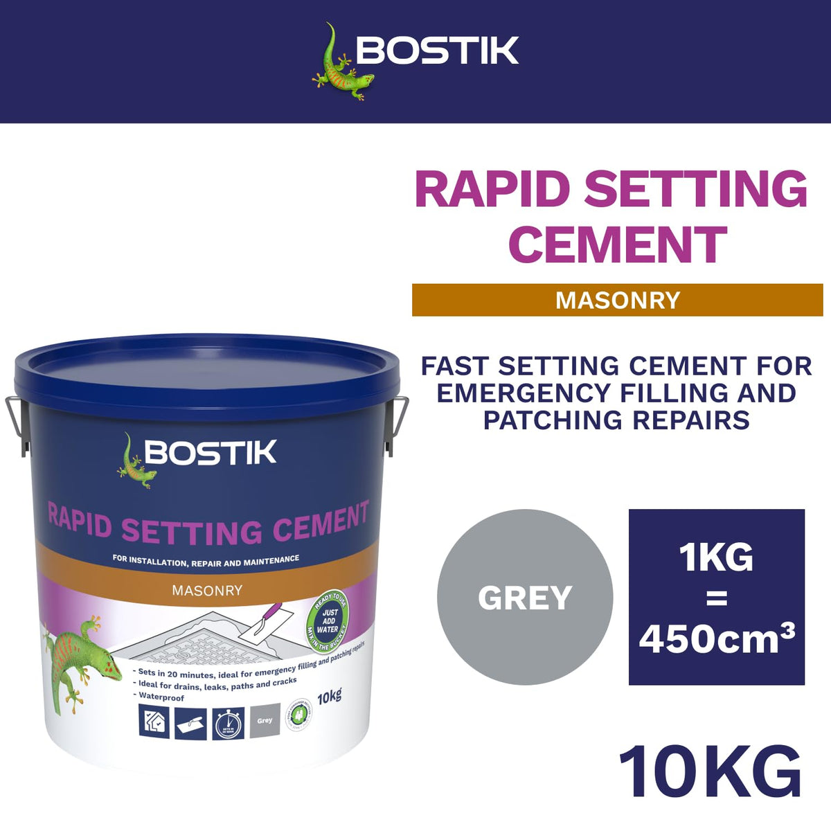 Bostik Rapid Setting Cement 10kg