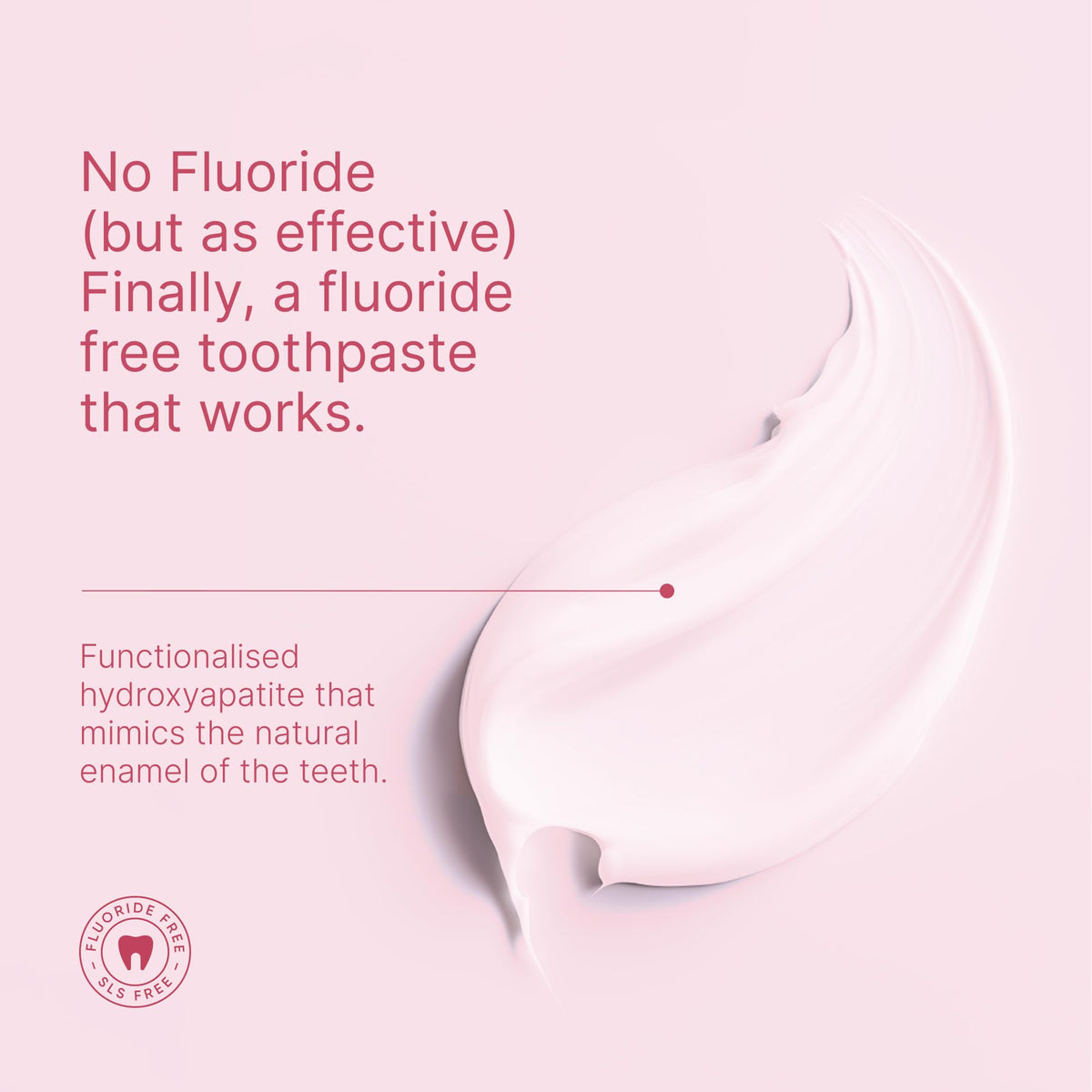 Gutology Mineral Hydroxyapatite Toothpaste, Fluoride Free, 120ml, Wild Mint