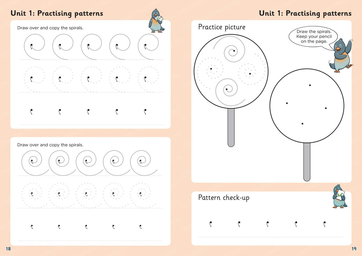 Workbook 1: Patterns (Little Wandle Handwriting)